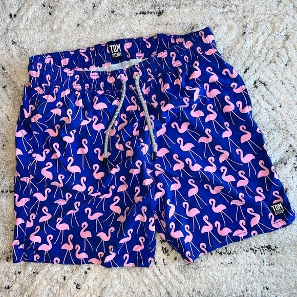 Tom and teddy Other - Flamingo swim trunks 🦩